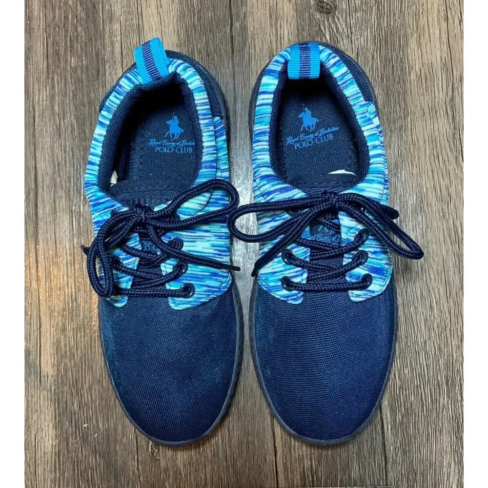 Boy's Royal County of Berkshire Polo Club :Lace-up Water Shoes Blue Size 37(5.5)